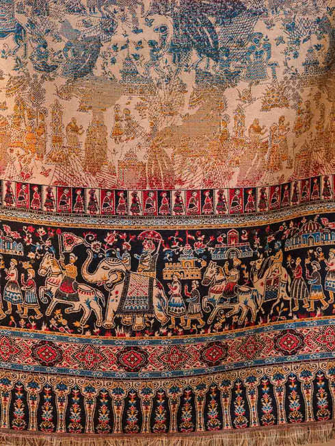 Women's Jamawar Wool Stole